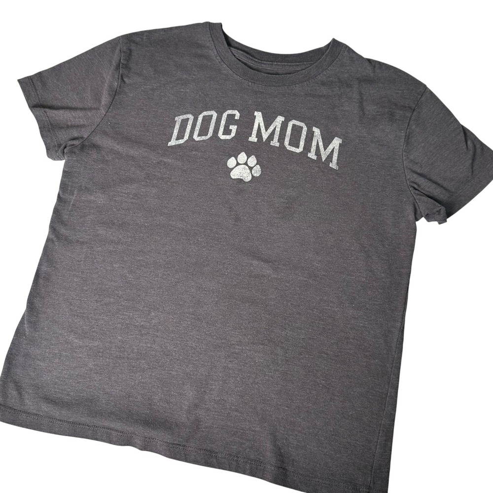 Modern Lux Dog Mom Graphic‎ T-Shirt Women's XS Pet Lover Puppy Tee Casual Top